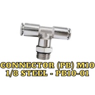 CONNECTOR (PB) M10-1/8 STEEL - PB10-01-STEEL
