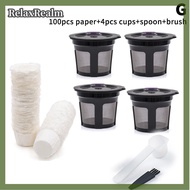RelaxRealm Giấy dùng một lần cà phê giấy lọc cho keurig tái sử dụng K ly cho keurig cà phê Maker phổ