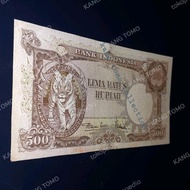 Uang kuno seri Hewan macan 1957 vf