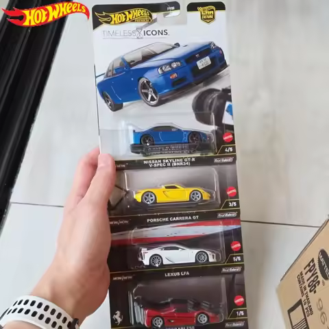 Original Hot Wheels 1/64 Car Culture Timeless Icons Ferrari F50 Porsche Carrera Gt Chassis Conversio