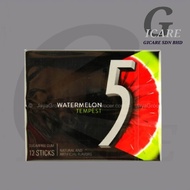 5 GUM TEMPEST WATERMELON  32G X 10 CHEWING GUM (RED)