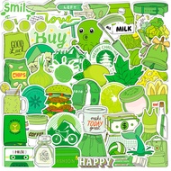 50 US Dollars Green Stickers Fresh Girl Green Luggage Graffiti Stickers OINW