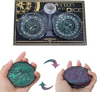 SignalPlus 2025 7-in-2 Random Roulette Dice King, Color Changing Random DND dice, Unique Spinning Du