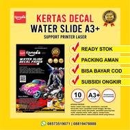 Transparent Water Slide Decal Paper A3 Size for Homedia LASER PRINTER