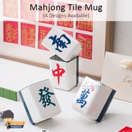 Mahjong Tile Ceramic Mug Cup