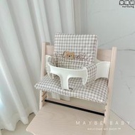 韓國stokke餐椅坐墊嬰兒飯椅椅墊寶寶純棉桌椅靠墊兒童透氣墊