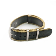 20mm 22mm Army Sports Nato Strap Fabric Nylon Watchband Buckle Belt For 007 James Bond Watch Bands S
