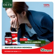 Obat Infeksi Lambung - OilFit 50 Kapsul Multikhasiat 100% Minyak Buah Merah Papua Asli Kualitas Prem