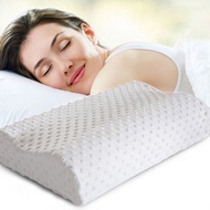 Orthopedic Neck Pillow Fiber Slow Rebound Memory Foam Pillow Cervical Health Care Orthopedic Latex N