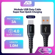 [100% ORIGINAL] MCDODO CA-2261 / CA-2271 / CA-2281 Cable 3A Fast Charging QC4.0 USB Data Cable