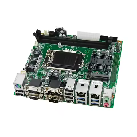New H61 ITX Motherboard Integrated Graphics WiFi for VGA LGA1155 2nd/3rd Gen I7/I5/I3 DDR3 Double SA