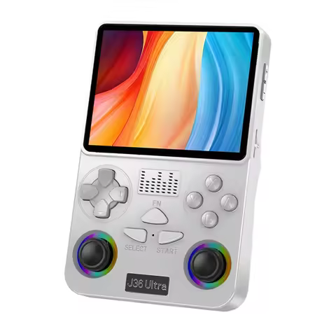 A92Z J36 Ultra Portable Game Player 64G 20000 Games 3.5 Inch Video Retro Handheld Game Console Suppo
