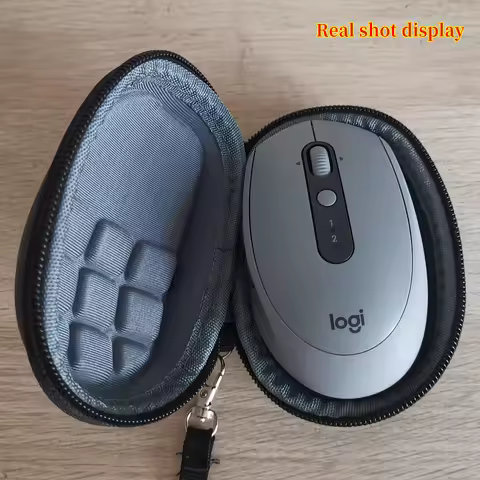 Hard EVA Storage Bags for Logitech M590 M558 Wireless Bluetooth Mute Mouse Portable Box for Lenovo W