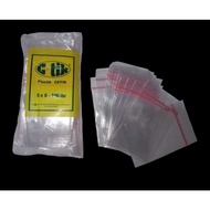 PE KLIP 5x8 TRANSPARENT ZIPPER MEDICINE PACKAGING (PE CLIP 5x8)