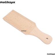 MOLIH 3PCS  Making Tool, Easy Clean Paddle Shape Gnocchi Board,  Beech Wood Ridged Surface Gnocchi M