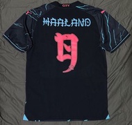大碼 Puma 特別版 Manchester City 2023/24 Erling Haaland Black eye patch 3rd Shirt 日本限定 球衣波衫