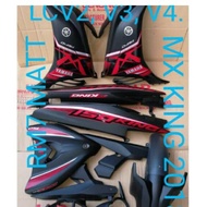 LC135 V3 MX King 2018 Matt Red Black Cover Set HLD Coverset LCV3