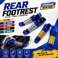 New Rear Footrest Universal Y15ZR FZ150 Y125ZR LC135 Wave Y16ZR Y16 RS EX5 Accessories Motorcycle Sp