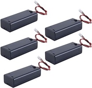 Alide 3V 2 AAA Battery Holder, Storage Box with On/Off Switch, 15cm Male PH2.0 Connection Cable (Pac