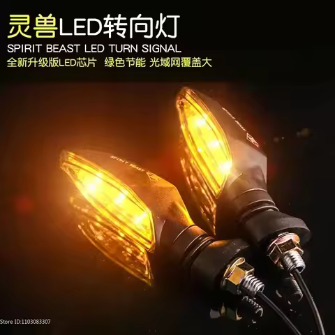 Motorcycle Universal 12V LED Turn Signal Lights for Honda CB650 CB500 NC750 CB400SF CB1300 vt750 Sig