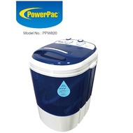 PowerPac 2in1 Mini Washing Machine - 15 Mins Fast Laundry (PPW820)