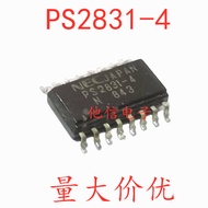 3PCS Brand New Original Imported PS2831-4 2831 SOP-16 Patch Optocoupler