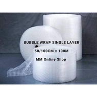 {READY STOCK} Bubble Wrap Single Layer 50/100CM x 100M