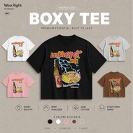 COD 24 Hours Delivery Woo Right Cropped T-Shirt Boxy Tee Happy July Men's ov