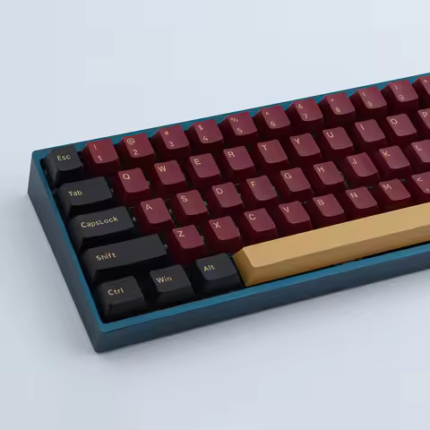 Double shot PBT Red Samurai Keycap 168 Keys Cherry Profile DYE-SUB Personalized GMK Samurai Keycaps 