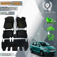 Karpet Mobil Suzuki XL7 Dan Suzuki Ertiga 2012 - 2022 + Alas Kaki ( Keset ) Karpet 7D 3 Baris