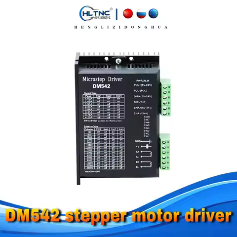 HLTNC Microstep Motor Driver TB6600 DM542 DM556 Suitble for 42 57 Stepper Motor Nema17 Nema23 Supply