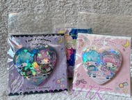 Dolly Mix 心形 扣針 襟章 Sanrio little twin stars twins star twinstars twinstar