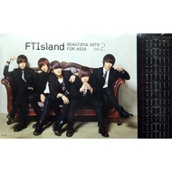 Kpop FTIsland Official Poster BEAUTIFUL HITS FOR ASIA 2011