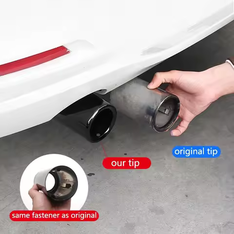 For BMW 1 2 3 4 5 Series X1 3GT F20 F22 F30 F32 F34 F36 F10 F48 Car-Styling Rear Exhaust Pipe Cover 