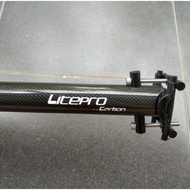 Litepro 33.9 mm Carbon Seatpost Pikes folding bike
