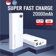 AWEI P78K Remax 20K PowerBank Fast Charging  20000mAh Power Bank 22.5W PD QC Quick Charging Battery Portable Power bank