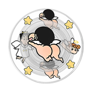 Shin chan Vòng Magsafe Giá để điện thoại Với Căng Ra giá gập Pop Lên Kẹp Vòng Cho Cô Gái Vòng Kim Lo