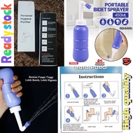 Toilet Portable Travel Bidet Sprayer 450ML Blue Bidet Sprayer Portable Travel Portable Cebok Tool