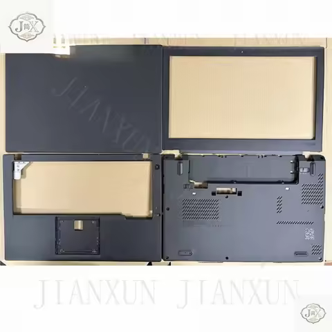 NEW LCD Top Case, Bezel, Palmrest W/FPR & Bottom Cover For Lenovo ThinkPad X240 X250 Laptop Replacem