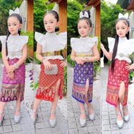 ชุดไทยเด็กผู้หญิง ชุดไทยเด็ก ชุดไทยเด็กอนุบาล ชุดไทยเด็กใส่ไปโรงเรียน ชุดไทยเด็กใส่งานบวช ชุดไทยเด็กใส่งานแต่ง