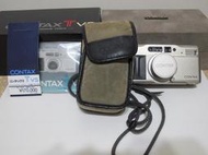 CONTAX TVS 底片相機附日期背蓋原廠外盒