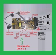 WAJIB PUNYA POWER AMPLIFIER AMPLI STEREO TDA2005 AX80WATT PAKAI AC220V PLN READY STOK SIAP KIRIM