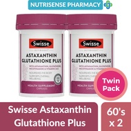 Swisse Astaxanthin Glutathione Plus 60'sx2 Twin Pack