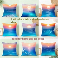 throw pillow case 18x18 16x16 20x20inches Sunset Sky Birds cushion
