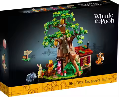 1265 pcs Winnie the Pooh 61326 the Ideas series building block set 21326 Assembling Bricks For Child