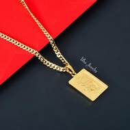 Dây Chuyền 12 Kèm Mặt M007 - Xi mạ vàng 18k bền màu- thiết kế nguyên bản sang trọng lịch thiệp