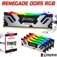 Kingston FURY Renegade DDR5 RGB หน่วยความจำ DDR5 RAM 6000MHz 6400MHz XMP3.0 16GB 32GB CL32เดสก์ท็อป 