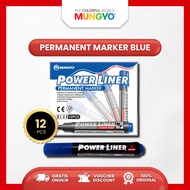 Mungyo Official - Permanent Marker Blue Waterproof Permanent Marker/ - Permanent whiteboard marker -