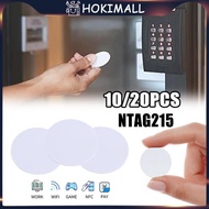 Kitani Innovation - 20Pcs Ntag215 Tag Nfc 25Mm Coin Tag Nfc Programmable Ntag Tag 215