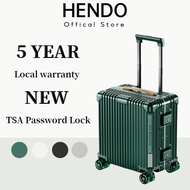 NEW Cabin Luggage 18 Inch Luggage ABS+PVC Travel Suitcase Aluminum Frame Material With 360° Spinner 